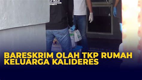 Polisi Bawa Sejumlah Barang Bukti Usai Olah TKP Lanjutan Rumah