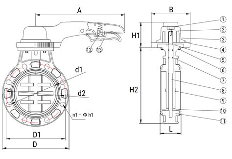 butterfly valve diagram - LeslieAdvik