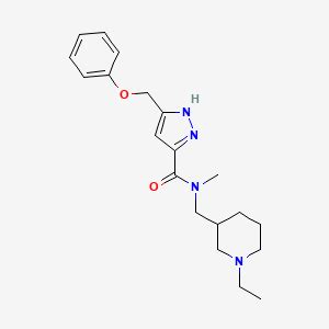 N 1 Ethylpiperidin 3 Yl Methyl N Methyl 5 Phenoxymethyl 1H