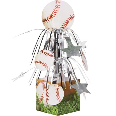 Sports Fanatic Baseball Mini Cascade Centerpiece Party At Lewis