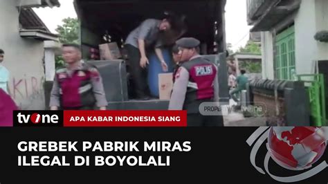 Polisi Gerebek Gudang Miras Berkedok Jual Madu Kabar Jawa Tengah