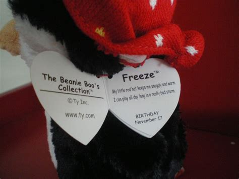 Ty Beanie Boos Freeze The Penguin Inch Nwmt New Christmas Beanie