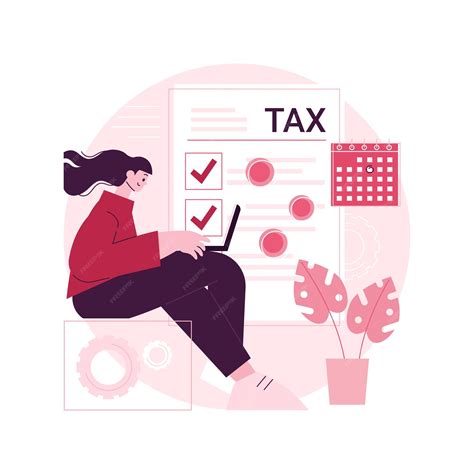 Premium Vector Filing Taxes By Yourself Abstract Concept Vector