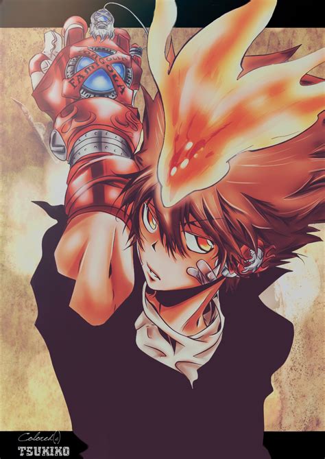 Sawada Tsunayoshi Katekyo Hitman REBORN Mobile Wallpaper By Amano