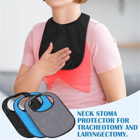 Buy 3 Pcs Tracheostomy Shower Cover Neck Stoma Protector Tracheostomy