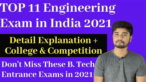 Top Engineering Entrance Exam In India College Total