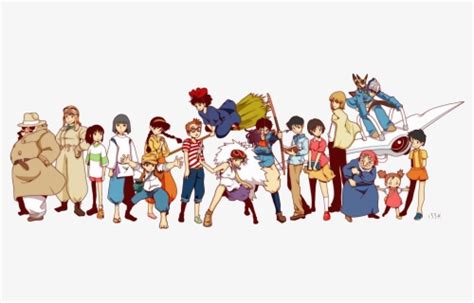 Hayao Miyazaki Movie Characters, HD Png Download - kindpng