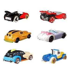 Amazon Hot Wheels Disney Toy Cars Pack Set Of Character Vehicles In Collectable