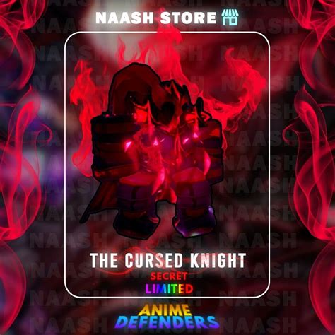 The Cursed Knight Igris Roblox Anime Defender Secret Unit Cheap And