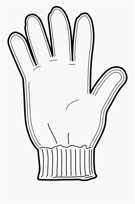 Glove Clipart Black And White , Free Transparent Clipart - ClipartKey