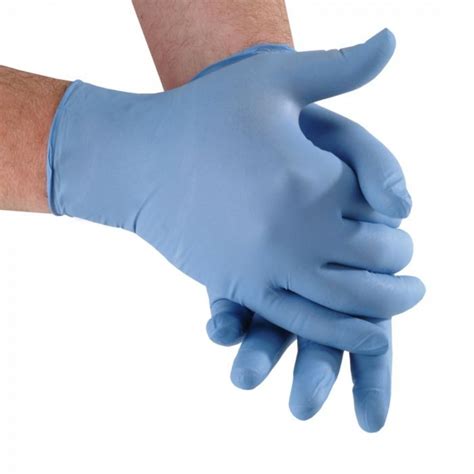 Gs690 Powder Free Sterile Blue Nitrile Gloves Medical Sutures