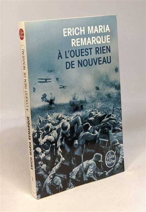 A L Ouest Rien De Nouveau By Erich Maria Remarque Alzir Hella Olivier