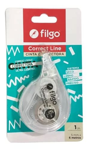 Cinta Corrector Sistema Seco Filgo 5mm X 6 Mts Cl506 B1