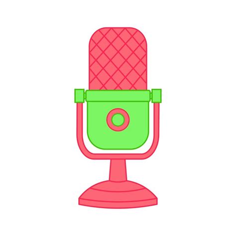 Premium Vector Microphone Vector Illustration