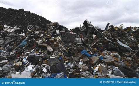 Garbage Dump. Environmental Pollution Stock Image - Image of rubbish ...