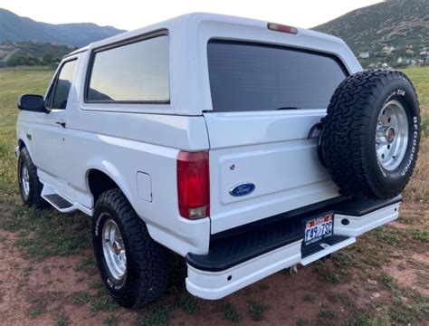 No Reserve 1996 Ford Bronco Xlt 4x4 For Sale On Bat Auctions Sold