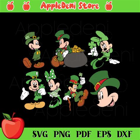 St Patrick Mickey Svg Bundle Patrick Svg St Patrick Mickey Inspire