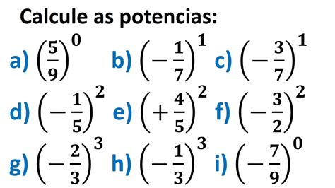 Opera Es Fra Es Calcule As Pot Ncias Youtube