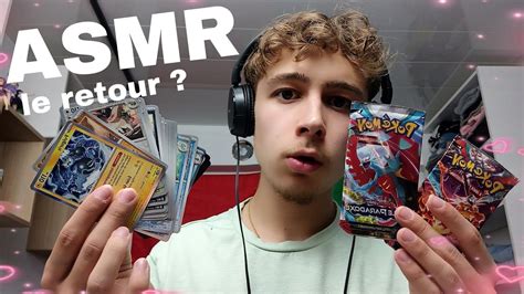 Asmr Ouverture De Cartes Pok Mon Le Retour Youtube