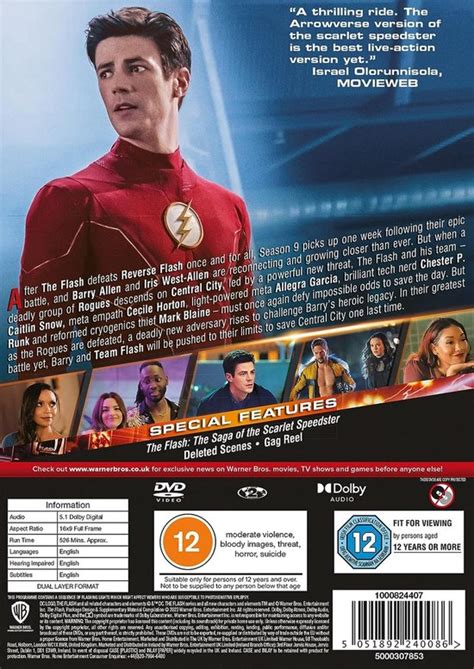 The Flash Seizoen 9 Dvd Import Zonder Nl Ot Dvd Grant Gustin