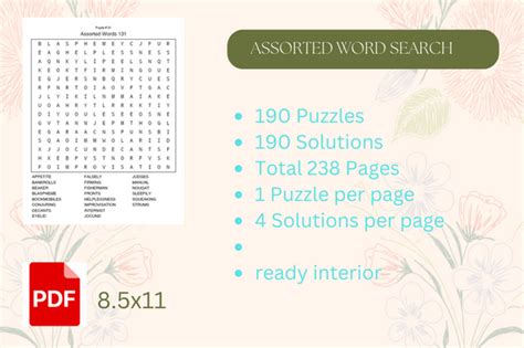 Interior Word Search Puzzle Graphic By Jerin Design Creative Fabrica