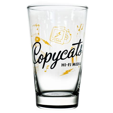 Illustrated Pint Glass 2019 Products Copycats Media