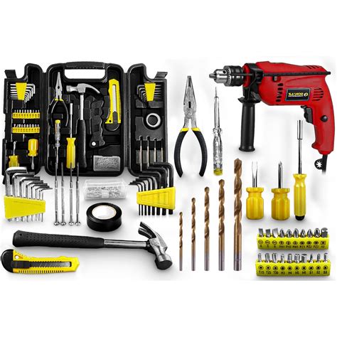 Kit Parafusadeira Furadeira Schulz 500w 1 2 C 200 Peças Brocas