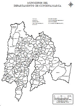 Mapas Del Departamento De Cundinamarca Para Colorear