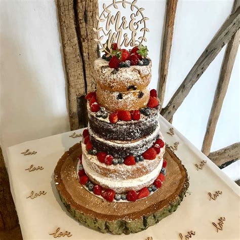 Naked Wedding Cakes Bears Bakery