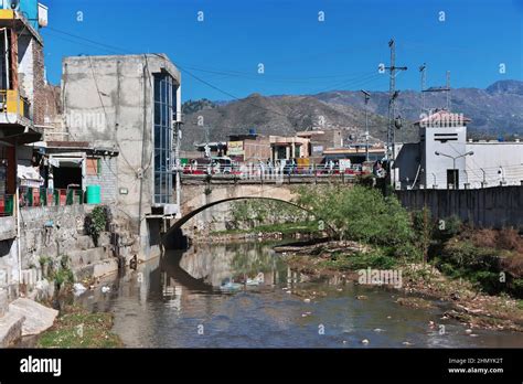 A small river in Mingora, Swat valley of Himalayas, Pakistan Stock ...