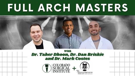 Full Arch Masters Insights Into Starting And Growing Your Dental