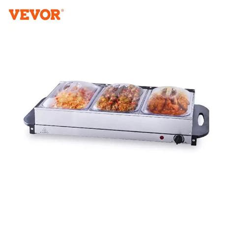 Vevor Electric Buffet Server And Food Warmer Electric Warming Tray