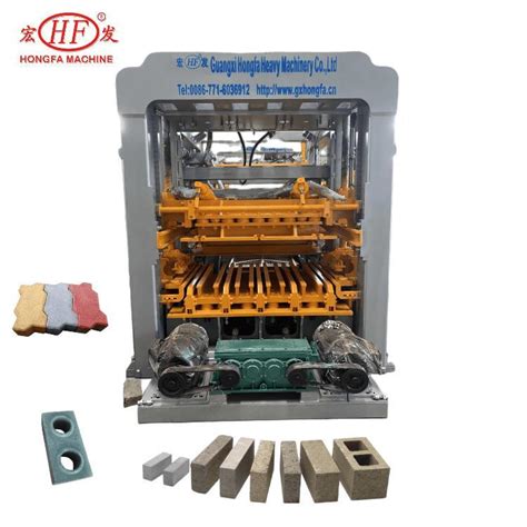 Fully Automatic Hydraulic Compressed Solid Hollow Cement Concrete Color