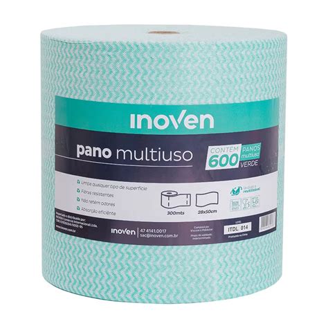 Pano Multiuso Perfex Bobina 28x300m Verde Inoven Limpeza E Higiene