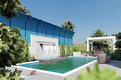 Villa in Jericho | Garden Design on Behance