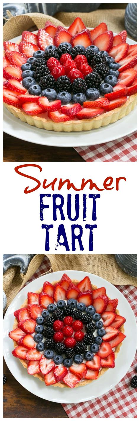 Summer Fruit Tart That Skinny Chick Can Bake