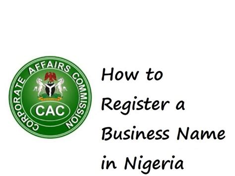 How To Register A Business Name In Nigeria Business Names Public