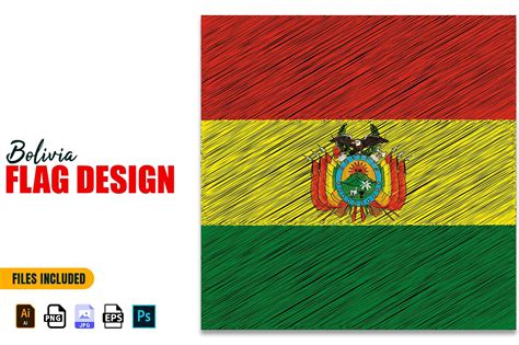 Bolivia Independence Day Flag Design Graphic by mspro996 · Creative Fabrica