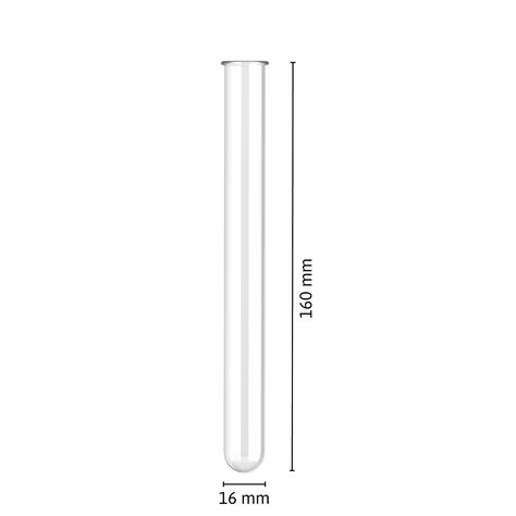 Ve Reagenzglas Aus Borosilikatglas Mit B Rdelrand X Mm