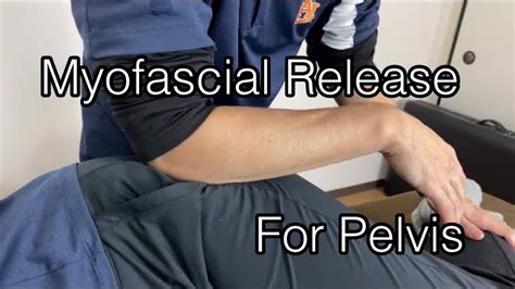 How To Do Myofascial Release Of Pelvis English Youtube