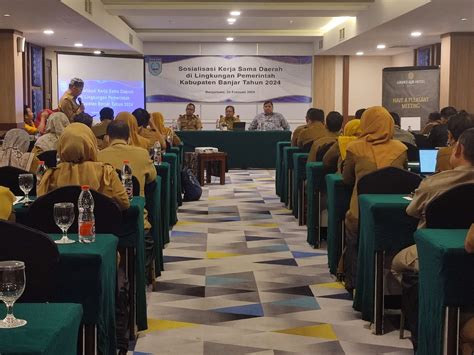 Setda Banjar Gelar Sosialisasi Pemetaan Kerjasama Daerah