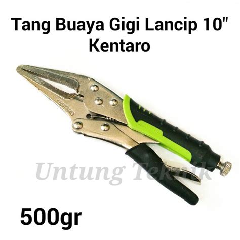 Jual Kentaro Inch Tang Buaya Gigi Lancip Long Nose Locking Pllier