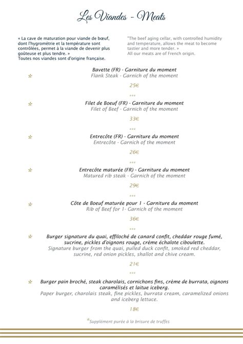 Carte et Menus 2024 Le Quai Sausset à Sausset les Pins TheFork