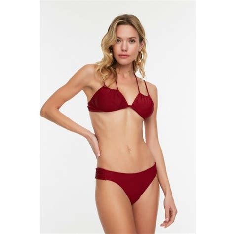 Trendyol Claret Red Bikini Bottom EPonuda