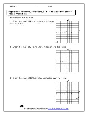 Properties Of Rotations Reflections And Translations Independent