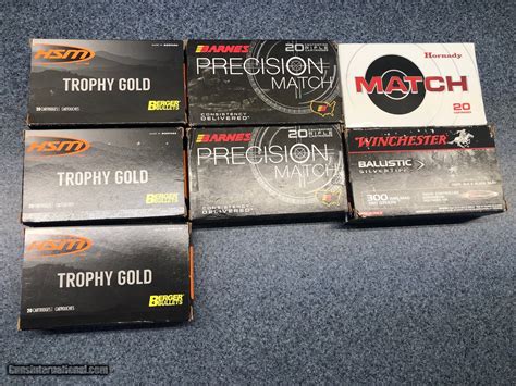 300 WINCHESTER MAGNUM PREMIUM AMMUNITION ENTIRE LOT SHIPPED FREE