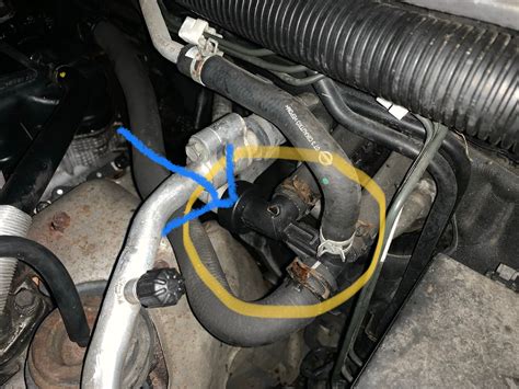 Heater matrix (coolant Tee piece) broken | Nissan-Navara.net