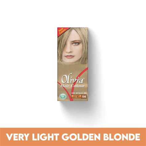 Olivia Hair Colour Very Light Golden Blonde Olivia Cosmetics