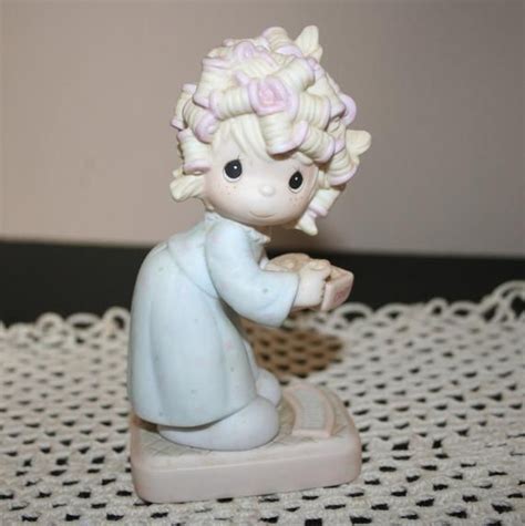 Precious Moments Figurine The Spirit Is Willing But The Flesh Is Weak