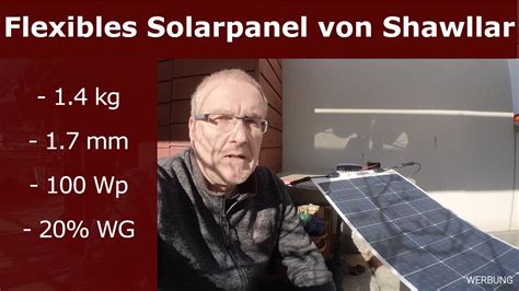 Flexibles Und Leichtes Solarmodul Von Shawllar Vorstellung Und Erster